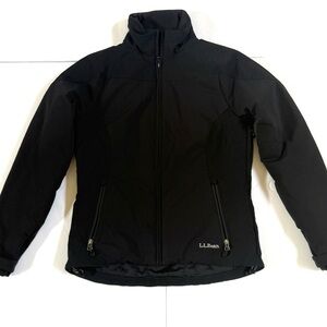 Women’s Black L.L Bean Winter Coat With Hood Size XS